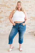 Load image into Gallery viewer, JUDY BLUE- Hayes High Rise Wide Leg Crop Jeans