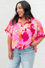 Load image into Gallery viewer, WHITE BIRCH- Hazy Cosmic Jive Relaxed Blouse
