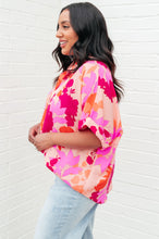 Load image into Gallery viewer, WHITE BIRCH- Hazy Cosmic Jive Relaxed Blouse