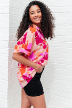 Load image into Gallery viewer, WHITE BIRCH- Hazy Cosmic Jive Relaxed Blouse