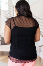 Load image into Gallery viewer, WHITE BIRCH- Here and Now Mock Neck Top in Black