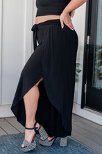 Load image into Gallery viewer, WHITE BIRCH- Holland Holiday Tulip Pants in Black