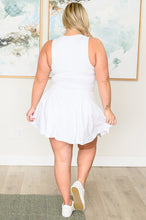 Load image into Gallery viewer, RAE MODE- Hop, Skip and a Jump Dress and Shorts Set in White