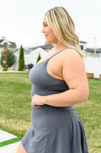 Load image into Gallery viewer, RAE MODE- Hot Yoga Tank in Titanium