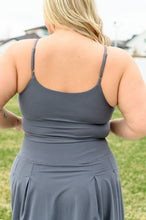 Load image into Gallery viewer, RAE MODE- Hot Yoga Tank in Titanium