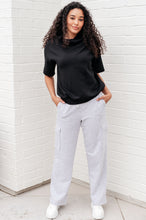 Load image into Gallery viewer, RAE MODE- I Just Felt Like It Mock Neck Top in Black