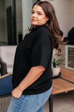 Load image into Gallery viewer, RAE MODE- I Just Felt Like It Mock Neck Top in Black