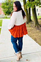 Load image into Gallery viewer, Star Struck Vintage Floral Oatmeal Tiered Babydoll Twofer Top