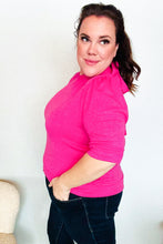 Load image into Gallery viewer, Pretty In Pink Mock Neck With Back Ribbon Bow Tie Sweater Top