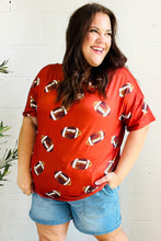 Load image into Gallery viewer, Game Day Auburn Football Print Knit Top