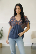 Load image into Gallery viewer, Midnight Mesa Boho Top