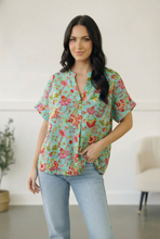 Load image into Gallery viewer, Jade Garden Easy Does it Blouse