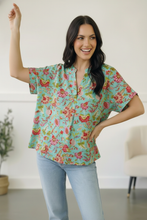 Load image into Gallery viewer, Jade Garden Easy Does it Blouse