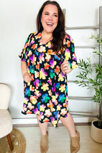Load image into Gallery viewer, Look Adorable Ribbon Bow Tie Floral Babydoll Dress with Pockets