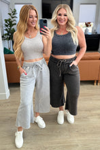 Load image into Gallery viewer, ZENANA- Acid Wash Wide Leg Sweatpants in Ash Sleet