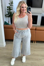 Load image into Gallery viewer, ZENANA- Acid Wash Wide Leg Sweatpants in Ash Sleet