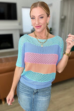 Load image into Gallery viewer, 111 NORTH- Friend of a Friend Loose Knit Striped Sweater