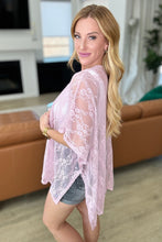 Load image into Gallery viewer, ANDREE'- Good Days Ahead Lace Kimono In Mauve