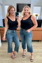 Load image into Gallery viewer, JUDY BLUE- Hayes High Rise Wide Leg Crop Jeans
