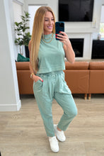 Load image into Gallery viewer, Limber Up Straight Leg Sweats in Olive- RAE MODE