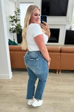 Load image into Gallery viewer, Sammy High Waist Distressed Crop Straight Leg Jeans-JUDY BLUE