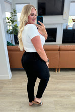 Load image into Gallery viewer, Carmen Double Cuff Joggers in Black- JUDY BLUE