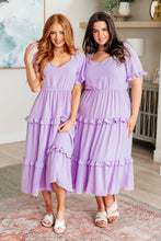 Load image into Gallery viewer, GEEGEE- In My Carefree Era Tiered Ruffled Dress
