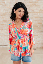 Load image into Gallery viewer, WHITE BIRCH- In Other Words, Hold My Hand V-Neck Blouse