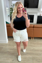 Load image into Gallery viewer, JUDY BLUE- Jessie High Rise Rigid Magic Cutoff Shorts in White