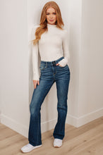 Load image into Gallery viewer, *RESTOCKED* JB Josephine Mid Rise Raw Hem Bootcut Jeans