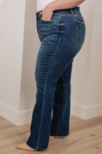 Load image into Gallery viewer, *RESTOCKED* JB Josephine Mid Rise Raw Hem Bootcut Jeans