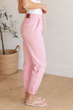 Load image into Gallery viewer, JUDY BLUE- Regina High Rise Garment Dyed Denim Jogger