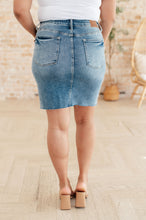 Load image into Gallery viewer, JUDY BLUE- Carol High Rise Rigid Magic Denim Skirt