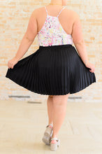 Load image into Gallery viewer, Just a Flirt Pleated Skirt in Black- JODIFUL