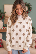 Load image into Gallery viewer, Dots & Plaid Forever Cozy Pullover Sweatshirt