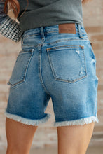Load image into Gallery viewer, JUDY BLUE- Kara High Rise Rigid Magic Button Fly Cutoff Shorts
