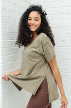 Load image into Gallery viewer, RAE MODE- Let Me Live Relaxed Tee in Army