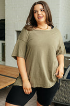 Load image into Gallery viewer, RAE MODE- Let Me Live Relaxed Tee in Army