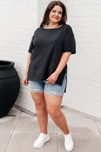 Load image into Gallery viewer, RAE MODE- Let Me Live Relaxed Tee in Black
