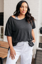 Load image into Gallery viewer, RAE MODE- Let Me Live Relaxed Tee in Black