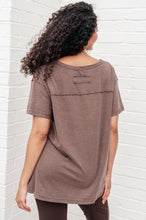 Load image into Gallery viewer, RAE MODE- Let Me Live Relaxed Tee in Brown
