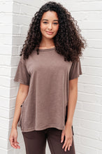 Load image into Gallery viewer, RAE MODE- Let Me Live Relaxed Tee in Brown