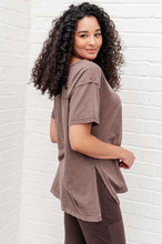 Load image into Gallery viewer, RAE MODE- Let Me Live Relaxed Tee in Brown