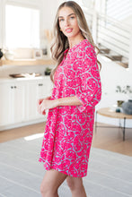 Load image into Gallery viewer, DEAR SCARLETT- Lizzy Dress in Grey and Pink Paisley