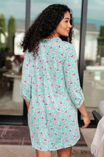 Load image into Gallery viewer, Lizzy Dress in Mint and Magenta- DEAR SCARLETT