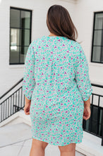 Load image into Gallery viewer, Lizzy Dress in Mint and Magenta- DEAR SCARLETT