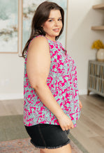Load image into Gallery viewer, DEAR SCARLETT- Lizzy Tank Top in Pink and Mint Paisley