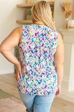 Load image into Gallery viewer, DEAR SCARLETT- Lizzy Tank Top in Tie Dye Damask