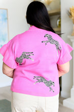 Load image into Gallery viewer, BIBI- Miss Me Everywhere Mock Neck Blouse