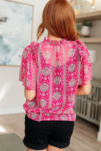 Load image into Gallery viewer, GEEGEE-Moments Like This V-Neck Bell Sleeve Blouse